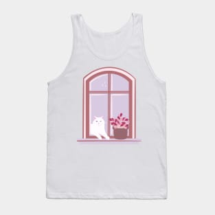 Elegant Kitty Tank Top